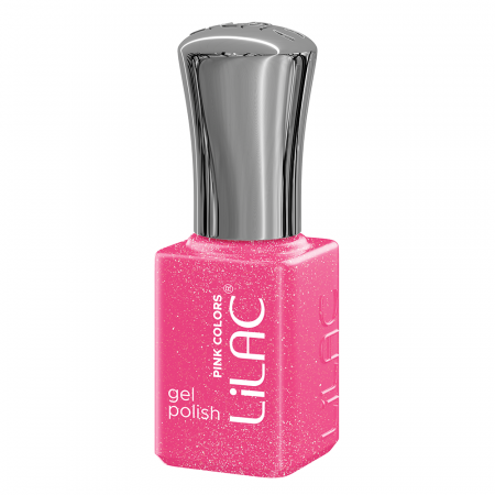 Kit oja semipermanenta, 12 oje Lilac, Pink colors, 10 culori + base coat + top coat [12]