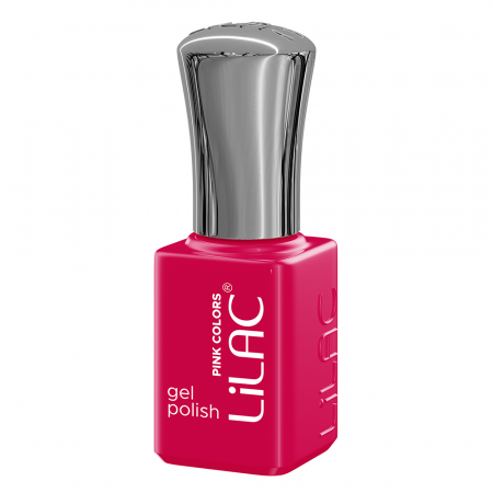 Kit oja semipermanenta, 12 oje Lilac, Pink colors, 10 culori + base coat + top coat [2]