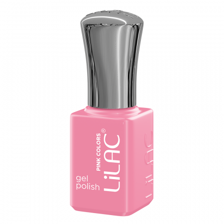 Kit oja semipermanenta, 12 oje Lilac, Pink colors, 10 culori + base coat + top coat [10]
