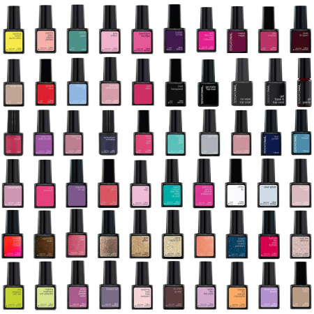 Kit oja semipermanenta 60 buc Sensationail + set nail art - similar Canni Venalisa [2]