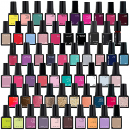 Kit oja semipermanenta 60 buc Sensationail + set nail art - similar Canni Venalisa [0]