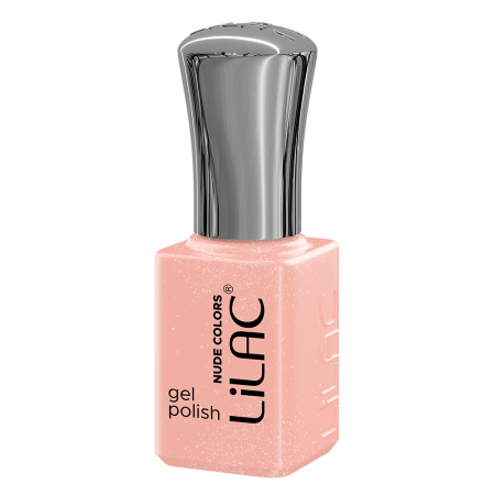 UNGHII - Kit oja semipermanenta Lilac, 14 oje, 10 Nude Colors + Top Coat + Base Coat + Nail Prep + Ultra Bond, Lampa 36 W, pila unghii si buffer