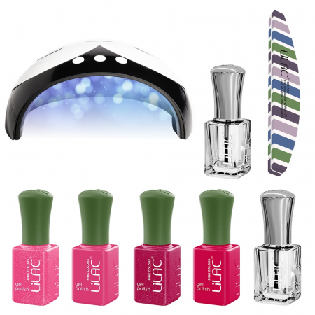 CADOURI - Kit oja semipermanenta Lilac Pink 2 Hema Free