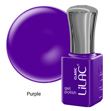 Kit oja semipermanenta Magic, Lilac, 12 oje, 10 culori Basic si Pastel, base coat si top coat [4]