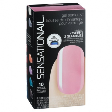 Kit oja semipermanenta Sensationail Starter Kit - Pink Chiffon [5]