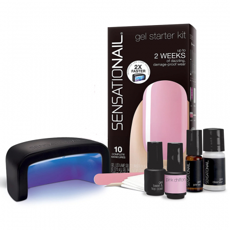 CADOURI - Kit oja semipermanenta Sensationail Starter Kit - Pink Chiffon