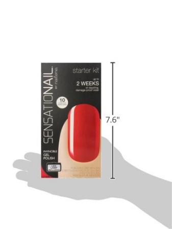 Kit oja semipermanenta Sensationail Starter Kit - Scarlet Red [1]