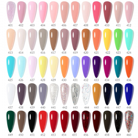 Kit oja semipermanenta Venalisa VIP 4, 60 culori, +Primer+ Base Coat + 3x Top Coat+ catalog culori [2]