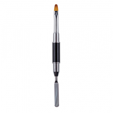 Kit Polygel Premium Milky Pink, Lila Rossa, pensula, tipsuri, lichid modelare, Fast Builder Polygel 60 g [5]