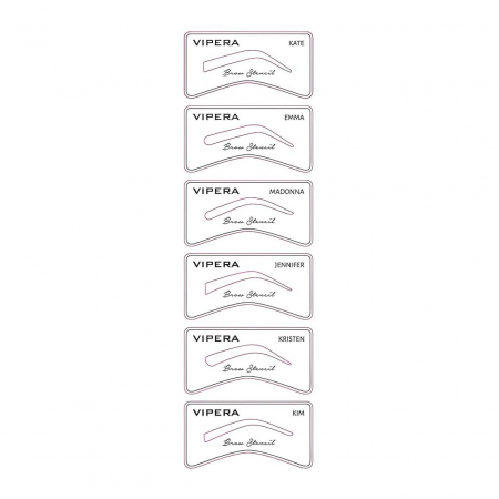 Kit Sprancene cu Sabloane si Aplicator, Vipera, Uptown, 4.5g [1]