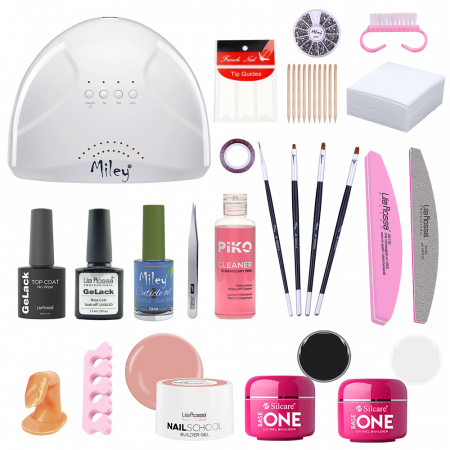 Kit unghii gel incepatori Lila Rossa NailSchool NR2 [0]