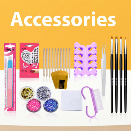 Kit unghii Sensationail, Essential 1, cu lampa UV/LED, 3 oje semipermanente, top coat, accesorii unghii [2]