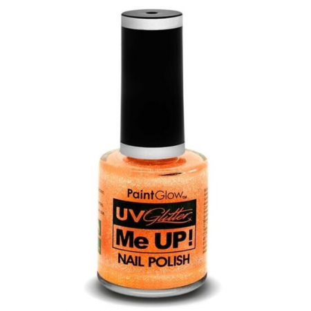 Fara Categorie - Lac de unghii cu sclipici, stralucitor in lumina UV, Glitter Me Up! UV, A38 Peach Paradise