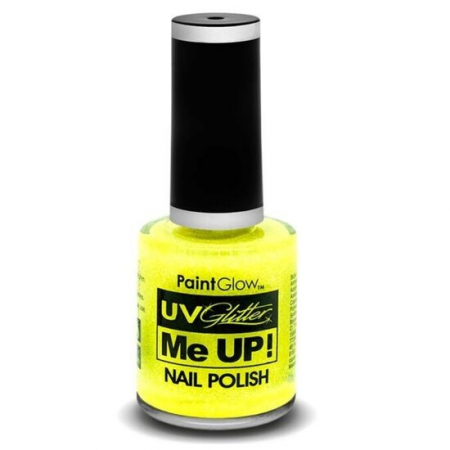 Fara Categorie - Lac de unghii cu sclipici, stralucitor in lumina UV, Glitter Me Up! UV, A39 Sherbet Lemon