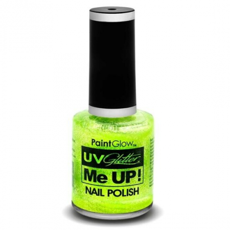 Fara Categorie - Lac de unghii cu sclipici, stralucitor in lumina UV, Glitter Me Up! UV, A41 Mint Green