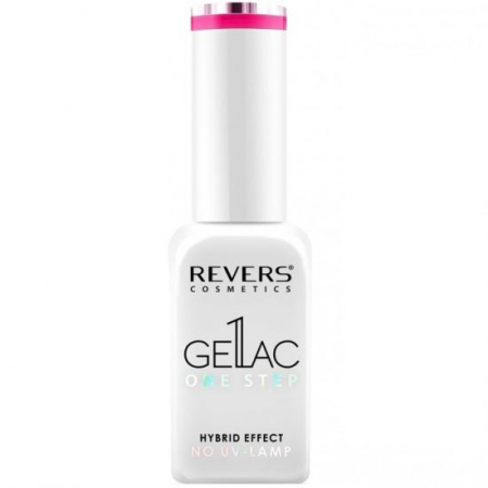 UNGHII - Lac de unghii Gellac 1 Step, Hybrid Effect, Non UV, Revers, 51 Roz neon, 10 ml