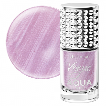UNGHII - Lac de unghii, Lila Rossa, Vogue, Aqua Gel Effect, Charm