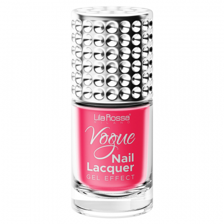 UNGHII - Lac de unghii, Lila Rossa, Vogue, gel effect, 10 ml, Barbie Pink