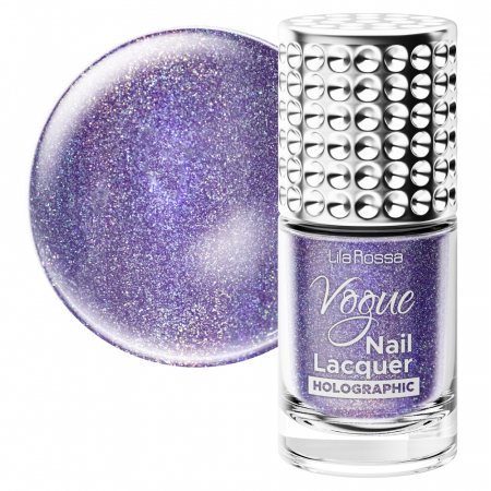 Lac de unghii, Lila Rossa, Vogue, Holographic, 10 ml, Aubrette [1]