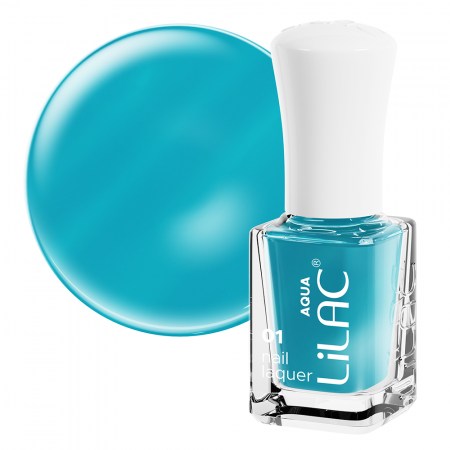 UNGHII - Lac de unghii Lilac, Aqua, 6 g, Dive In