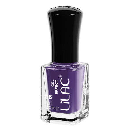 Lac de unghii Lilac, Gel Effect, 6 g, Beauty Breezer [1]