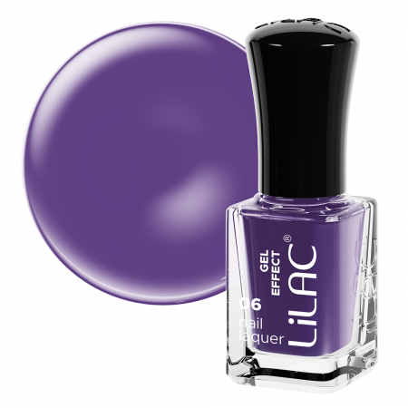 UNGHII - Lac de unghii Lilac, Gel Effect, 6 g, Beauty Breezer