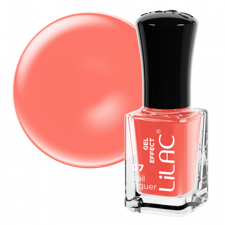 UNGHII - Lac de unghii Lilac, Gel Effect, 6 g, Orange