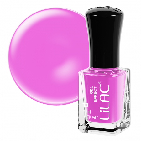 UNGHII - Lac de unghii Lilac, Gel Effect, 6 g, Lara