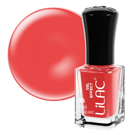 UNGHII - Lac de unghii Lilac, Gel Effect, 6 g, Hearts