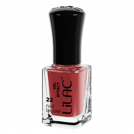 Lac de unghii Lilac, Gel Effect, 6 g, Bordeux Red [1]