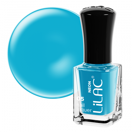 UNGHII - Lac de unghii Lilac, Neon, 6 g, Brezeey