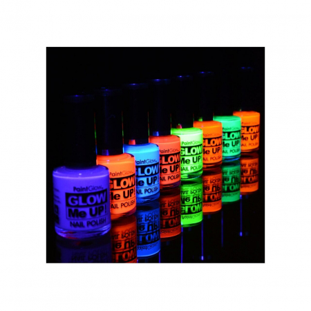 Lac de unghii Neon, stralucitor in lumina UV, Glow me up! , A06 Rosu [2]