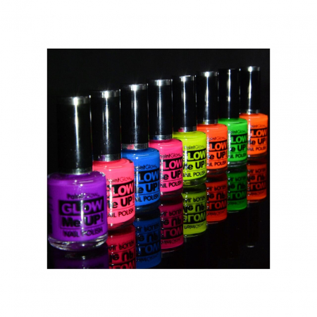 Lac de unghii Neon, stralucitor in lumina UV, Glow me up! , A06 Rosu [1]