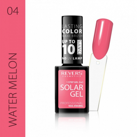 Oja clasica - Lac de unghii Solar Gel 3 in 1 Revers 04 Water Melon 12 ml