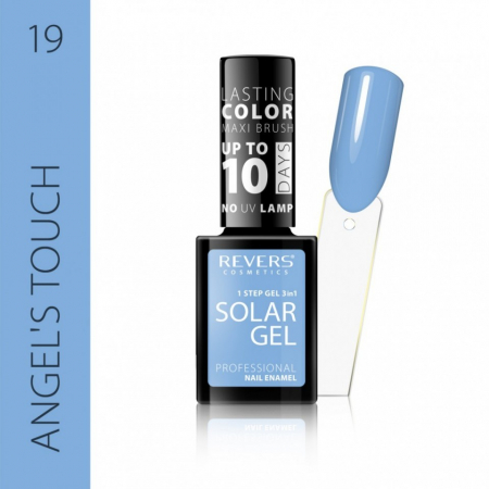 Oja clasica - Lac de unghii Solar Gel 3 in 1 Revers 19 Angel's Touch 12 ml