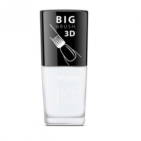 UNGHII - Lac de unghii Vip, 3D, Revers, alb, 12 ml, Nr 002 - Lucios