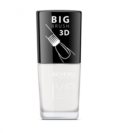 UNGHII - Lac de unghii Vip, 3D, Revers, alb, 12 ml, Nr 003 - sidefat