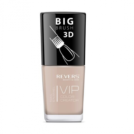 Import - Lac de unghii Vip, 3D, Revers, crem, nude, Lucios, 12 ml, Nr 054