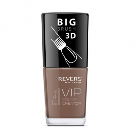 UNGHII - Lac de unghii Vip, 3D, Revers, maro, 12 ml, Nr 032 - Lucios