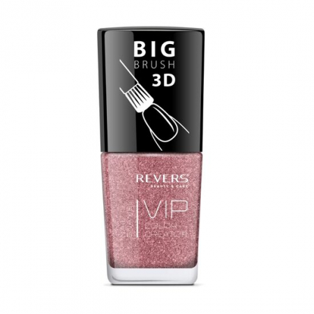 UNGHII - Lac de unghii Vip, 3D, Revers, maro, 12 ml, Nr 048, sidefat