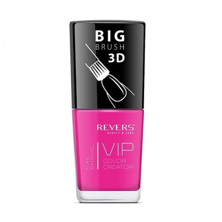 UNGHII - Lac de unghii Vip, 3D, Revers, nuante neon, roz, 12 ml, Nr 111 - Lucios
