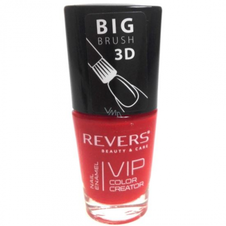 UNGHII - Lac de unghii Vip, 3D, Revers, rosu, 12 ml, Nr 008 - Lucios