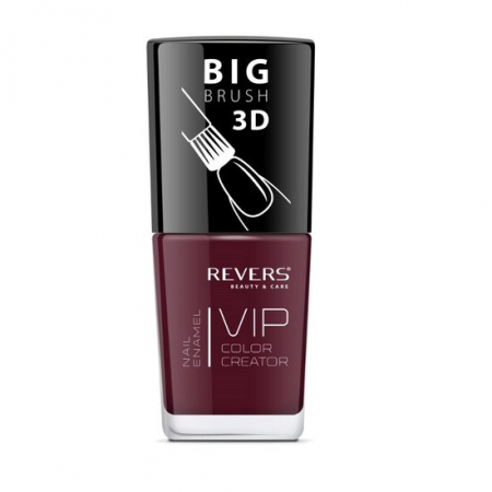 UNGHII - Lac de unghii Vip, 3D, Revers, visiniu, Lucios, 12 ml, Nr 012