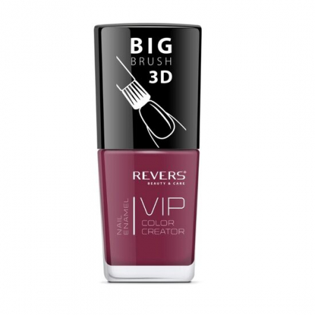 UNGHII - Lac de unghii Vip, 3D, Revers, visiniu, Lucios, 12 ml, Nr 013