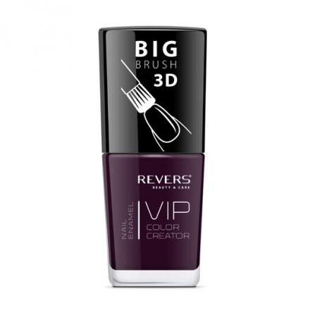 UNGHII - Lac de unghii Vip, 3D, Revers, visiniu, Lucios, 12 ml, Nr 040