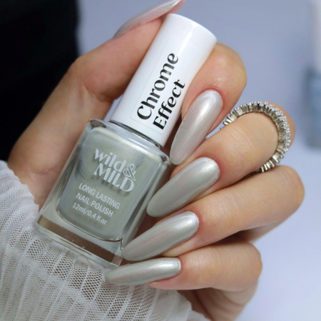 Lac unghii Chrome Effect CH10 Molten Mercury Wild & Mild 12ml [1]