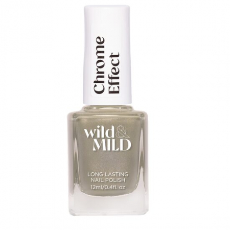 Import - Lac unghii Chrome Effect CH10 Molten Mercury Wild & Mild 12ml