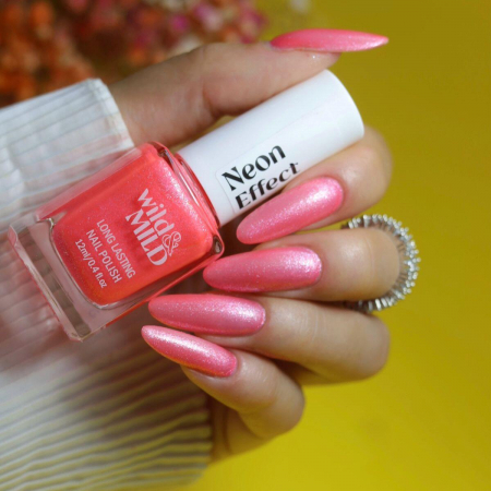 Lac unghii Neon Nectar NN05 Hot Pink Hype Wild & Mild 12ml [2]