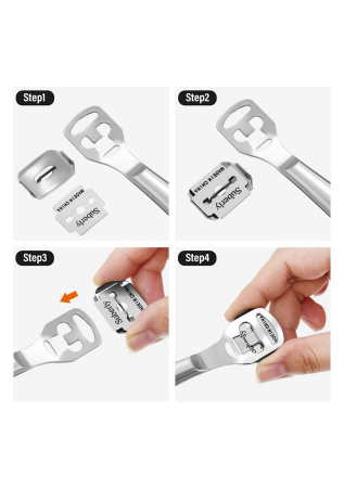 Lame brici pentru bataturi calcaie din metal 100 rezerve [4]