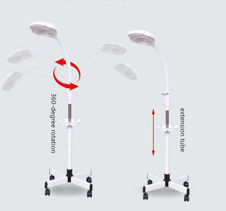 Lampă cosmetică profesională LED cu lupă 5X [2]